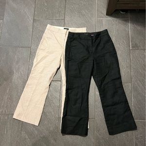 J Crew linen trouser pants
